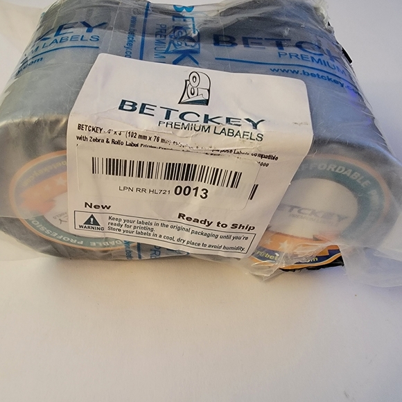BETCKEY - 4" x 3" (102 mm x 76 mm) Shipping & Multipurpose Labels for Zebra / Ro - Picture 7 of 8
